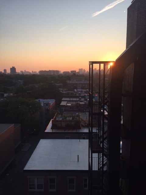 Sunrise from this morning.